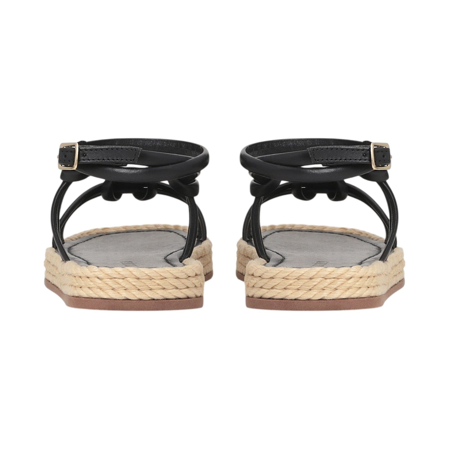 Women's Plain Espadrille Sandals,Black