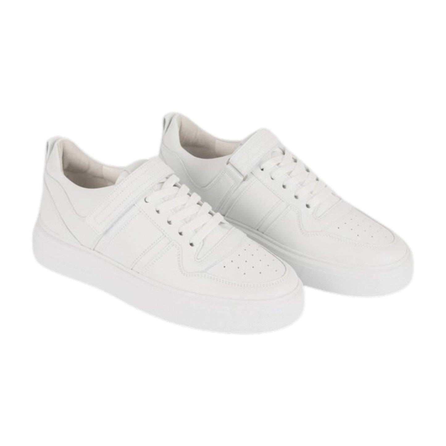 Men's Plain Shoes,White