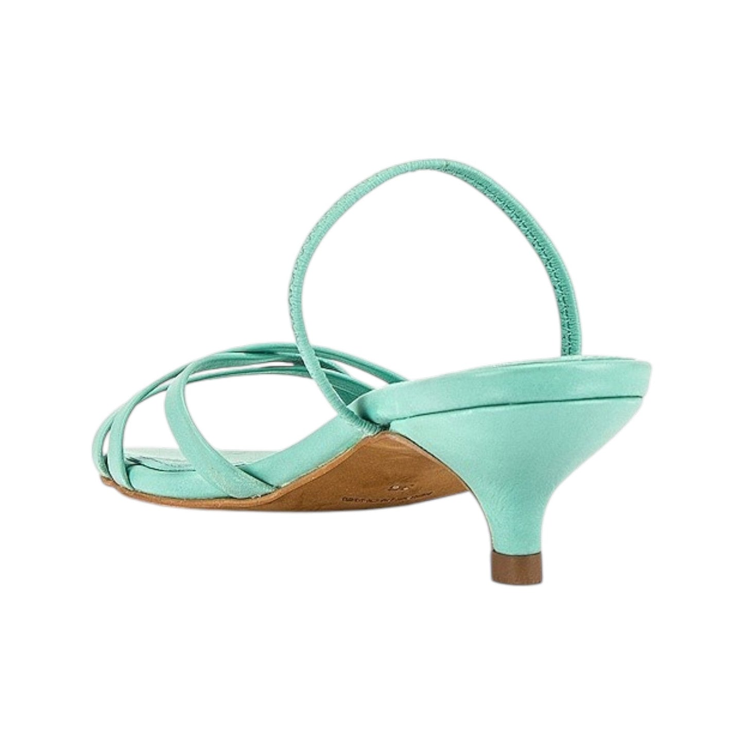 Women's Plain Heeled Shoes,Turquoise Blue