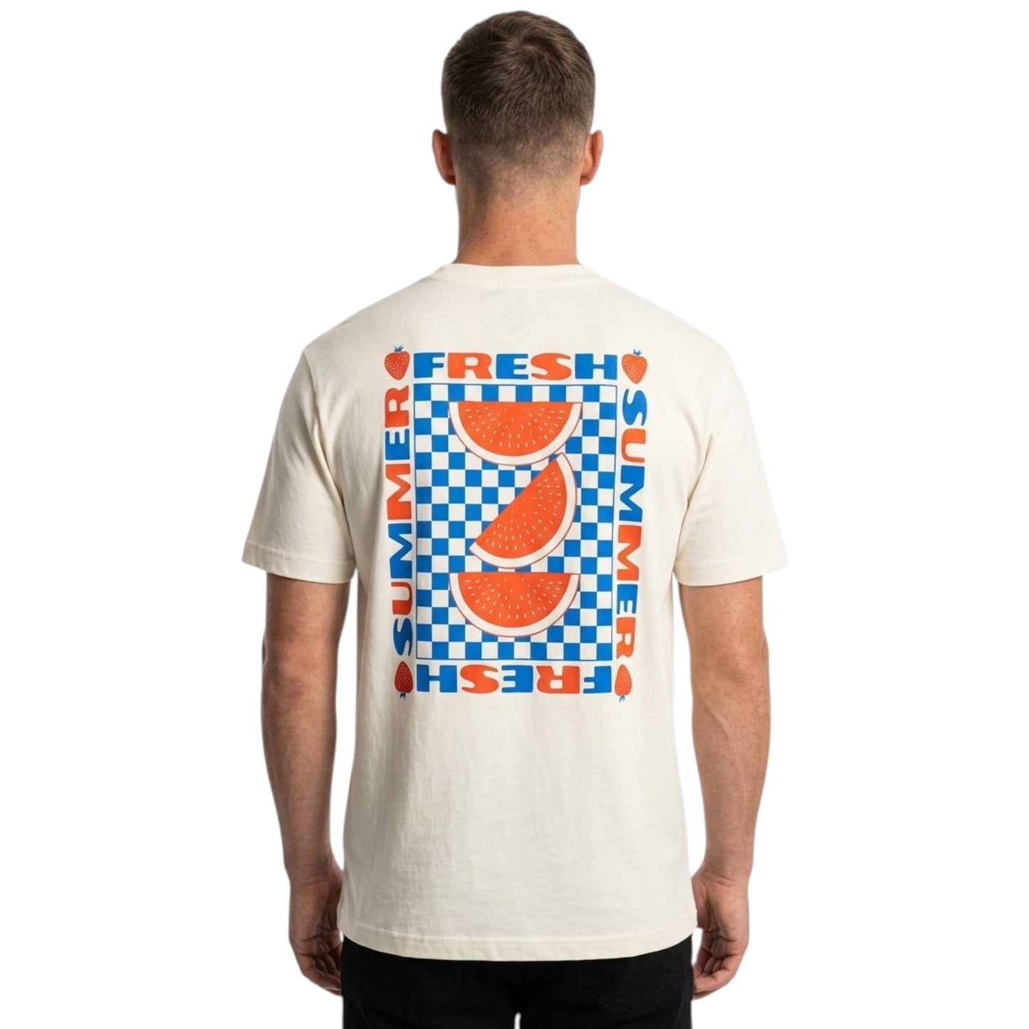 Men's Printed Top,Light Beige