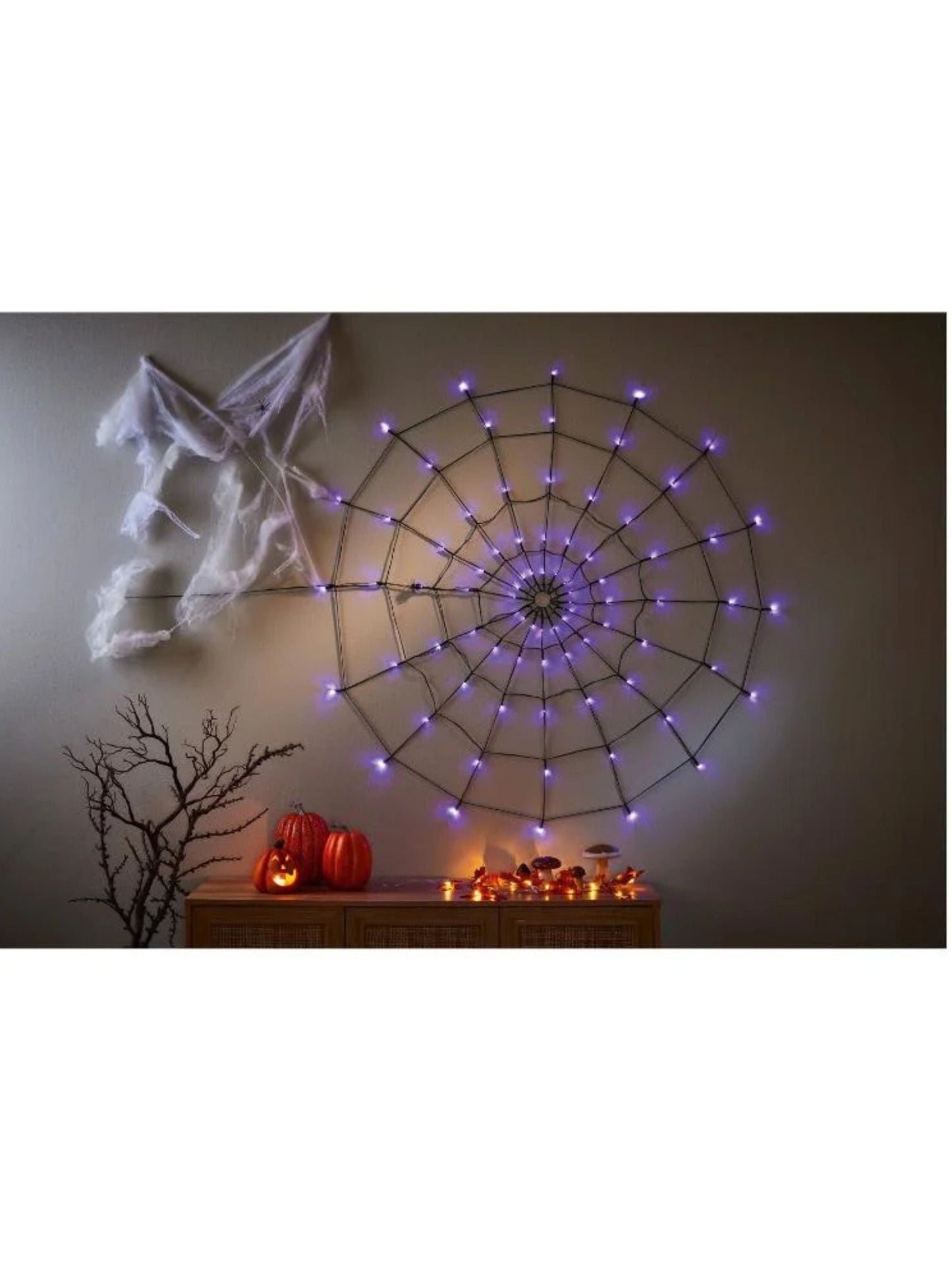 Halloween Led Spider Web