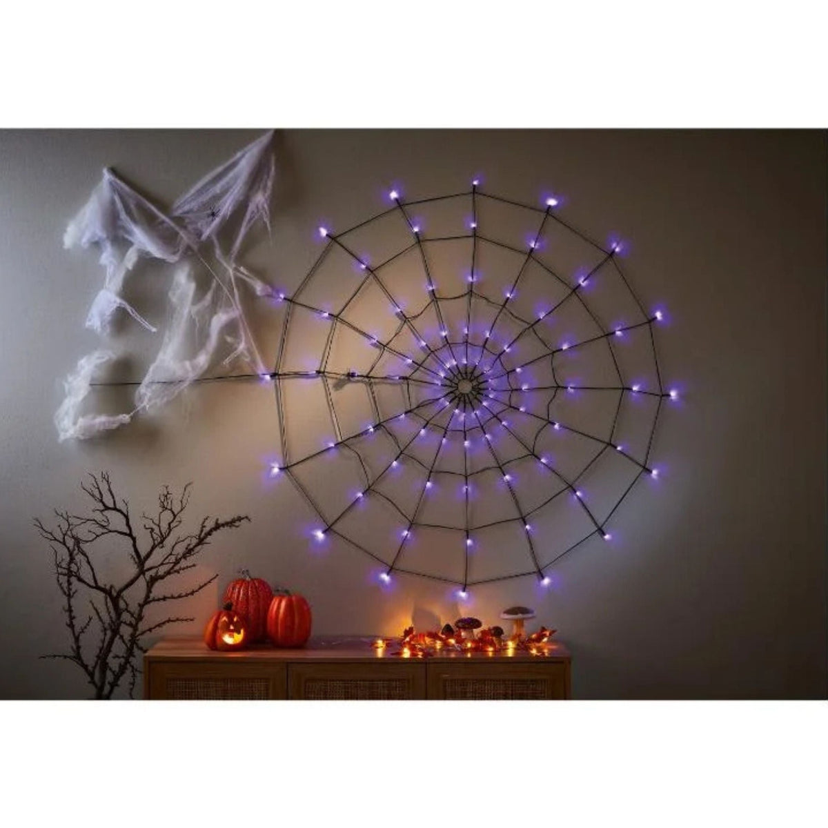 Halloween Led Spider Web