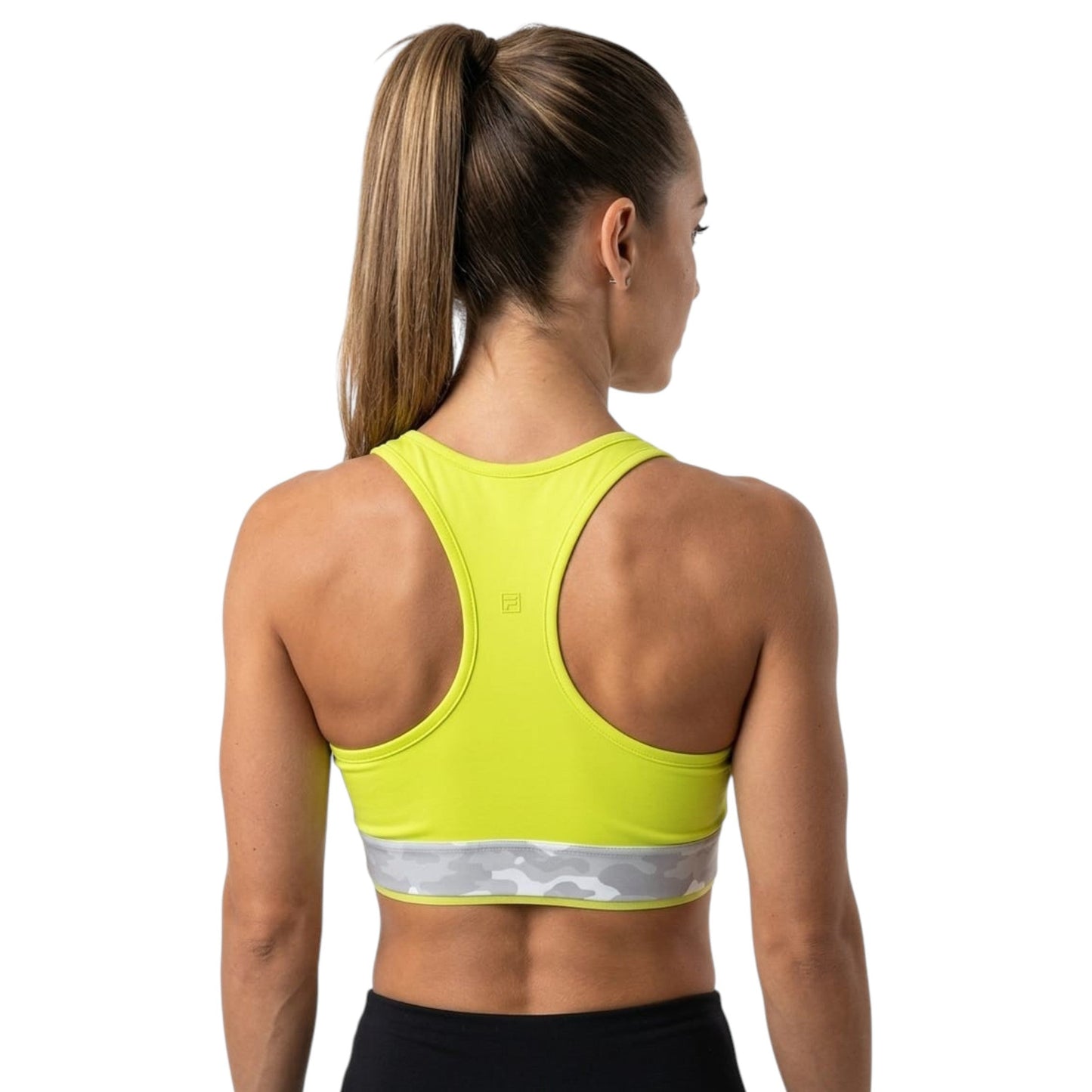 Women's Colorblocked Sport Bra,Phosphoric