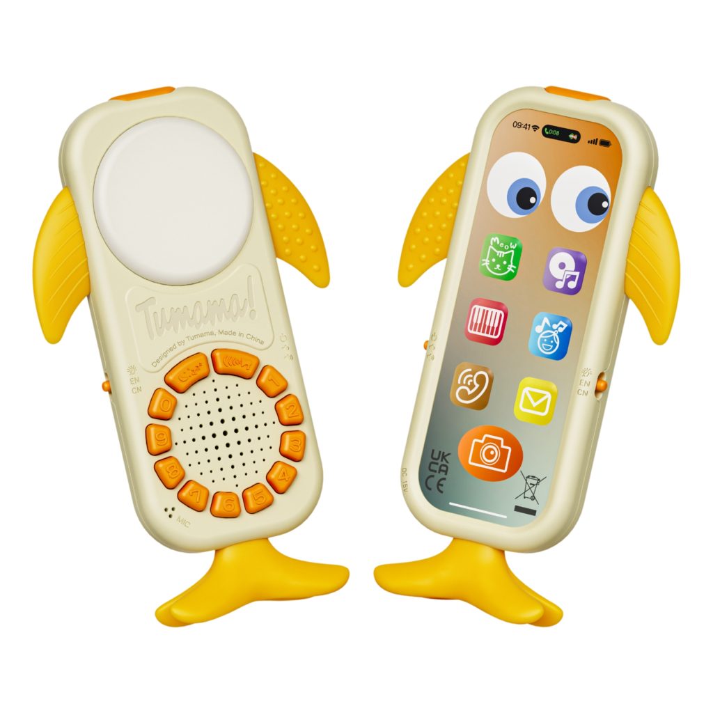 Tumama Kids - Reachargeable Remote Controle & SmartPhone - Yellow Whale