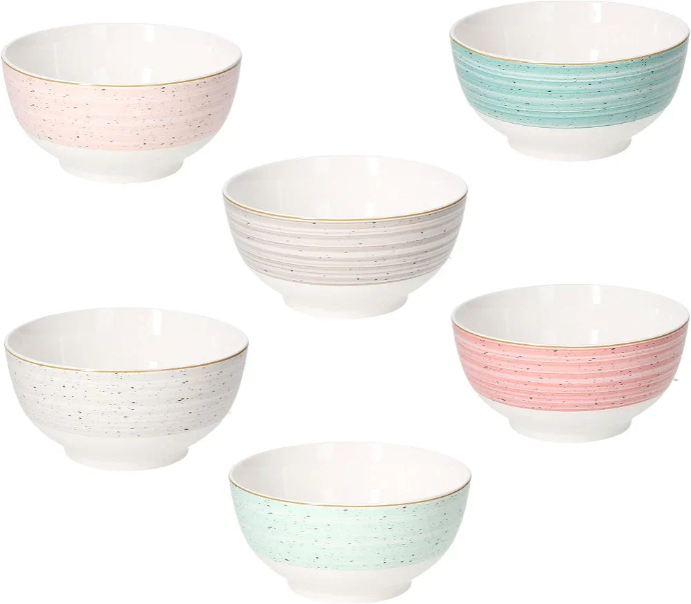Pepper Bamboo Bowl Set 6pcs, 14cm