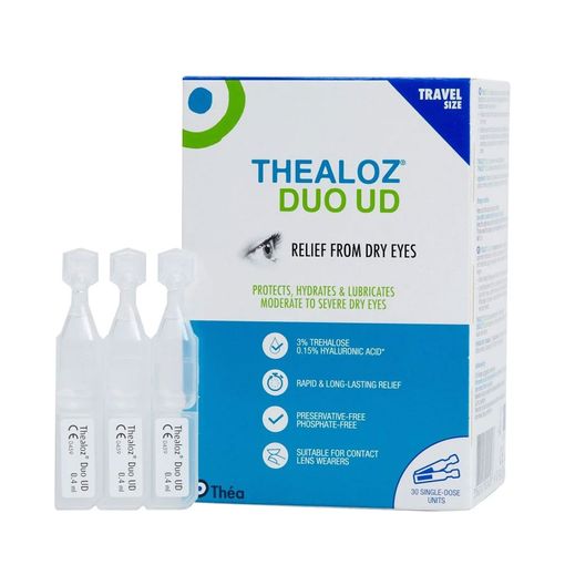 Théa - Thealoz Duo Single Unit Dose Dry Eye Drops 30 x 0.4ml - Medaid International