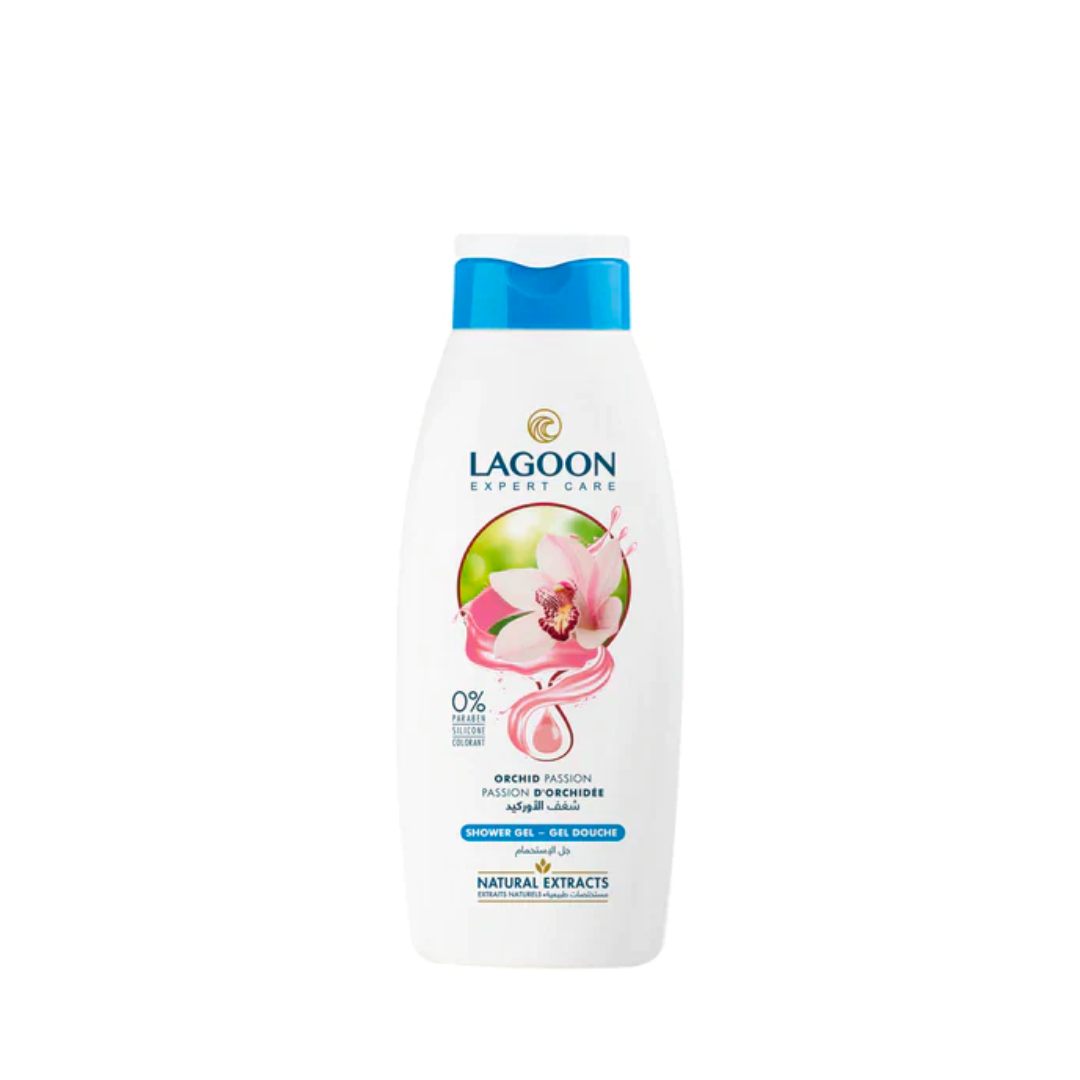 Lagoon Shower Gel With Natural Extracts - Orchid Passion - Medaid International