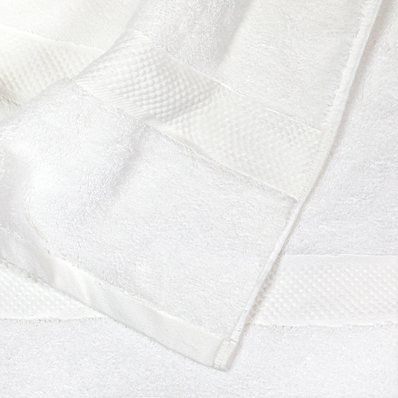 160 CM X 80 CM Thick 100 % Cotton Bath Towel Soft Quality Absorbent Oversized Towel for Household Use Beach and Swimming Pool 1 Piece White - Image 4
