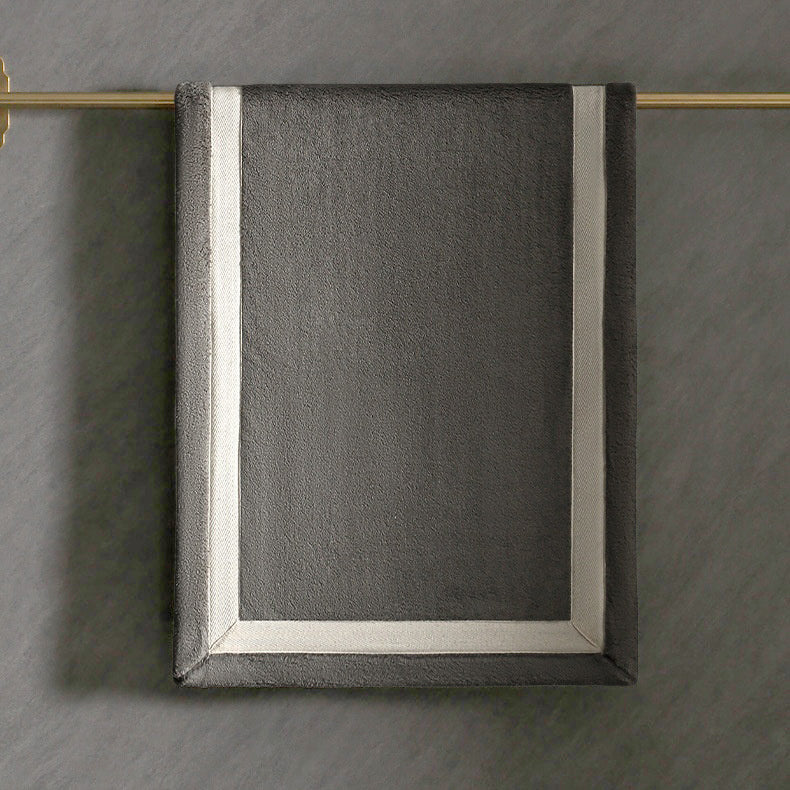 73 CM X 44 CM Thick 100 % Cotton Hand Towel Soft Quality Absorbent Towel for Daily Bathroom and Kitchen Use 1 Piece Gray - Image 4