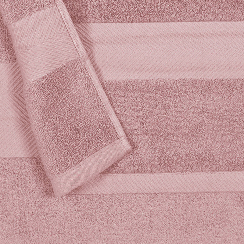 140 CM X 70 CM Thick 100 % Cotton Bath Towel Soft Quality Absorbent Towel for Daily Bathroom Use 1 Piece Pink - Image 4
