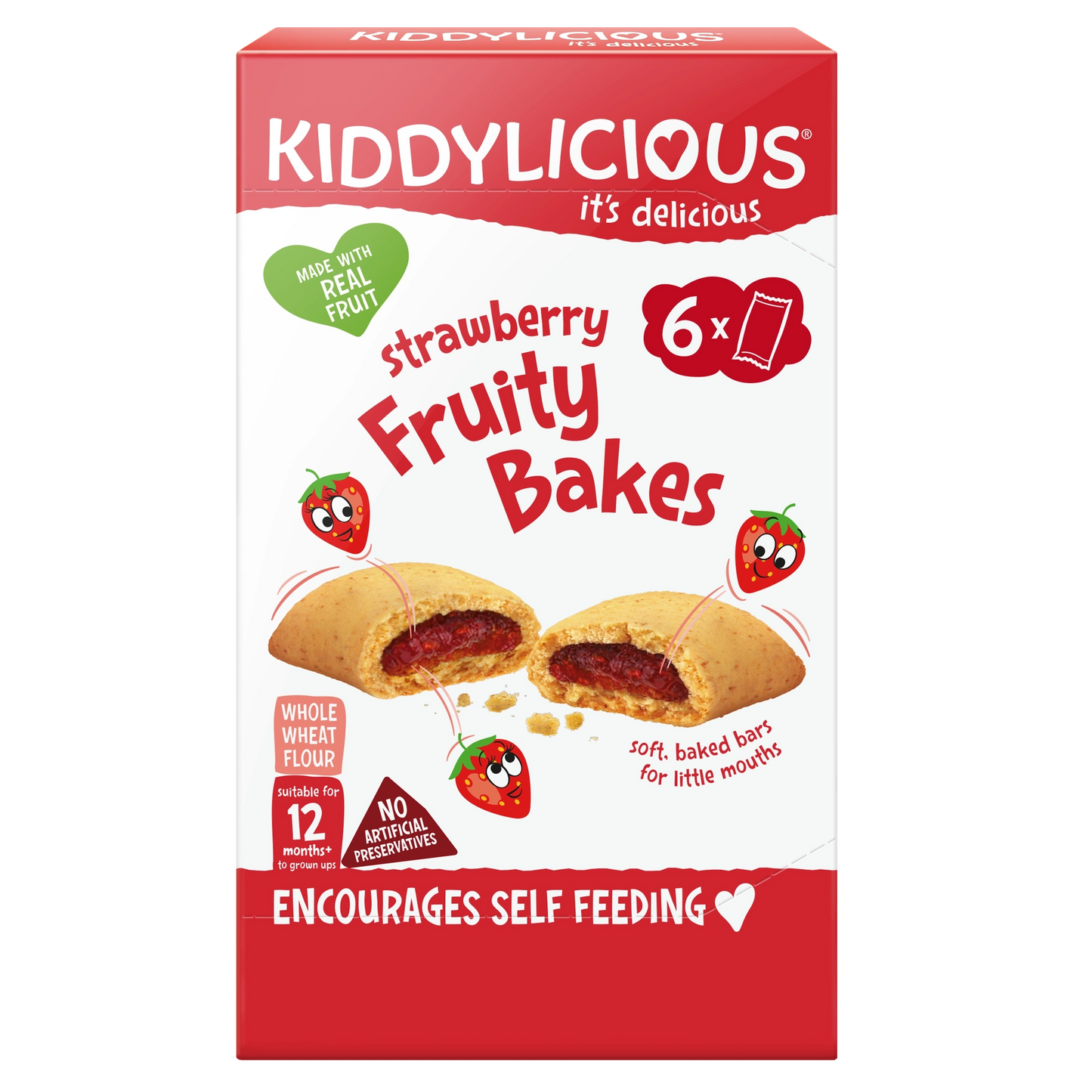 Kiddylicious Fruity Bakes x 6