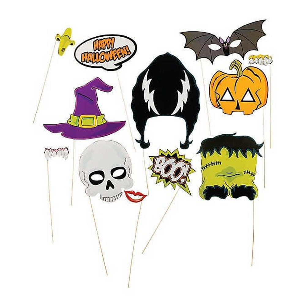 Promotional Handmade DIY Halloween Party Photo Booth Props on a Sticks Lebanon