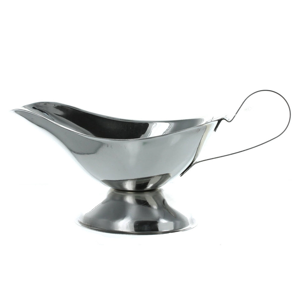 (ne) Stainless Steel Sauce Gravy Boat Size M