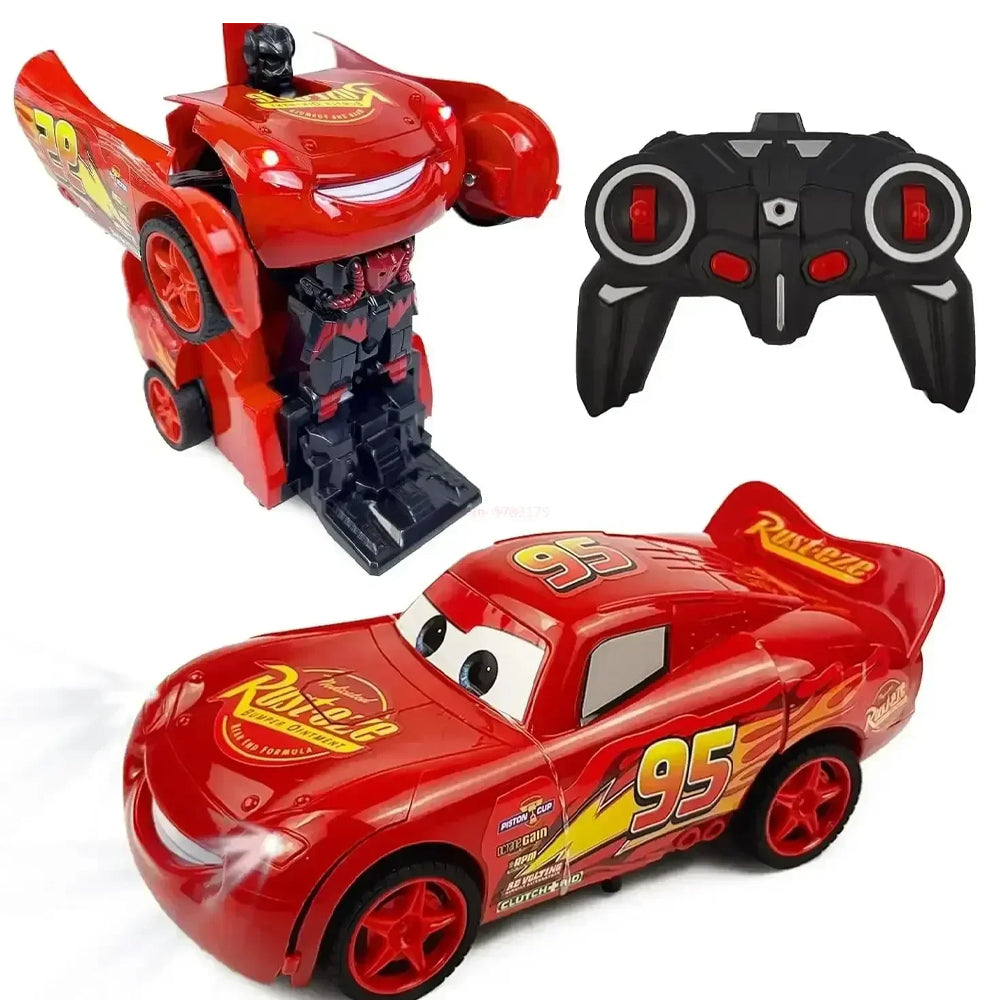 (NET) Remote Control Car 2in1 Transform Robot RC Cars Deformation
