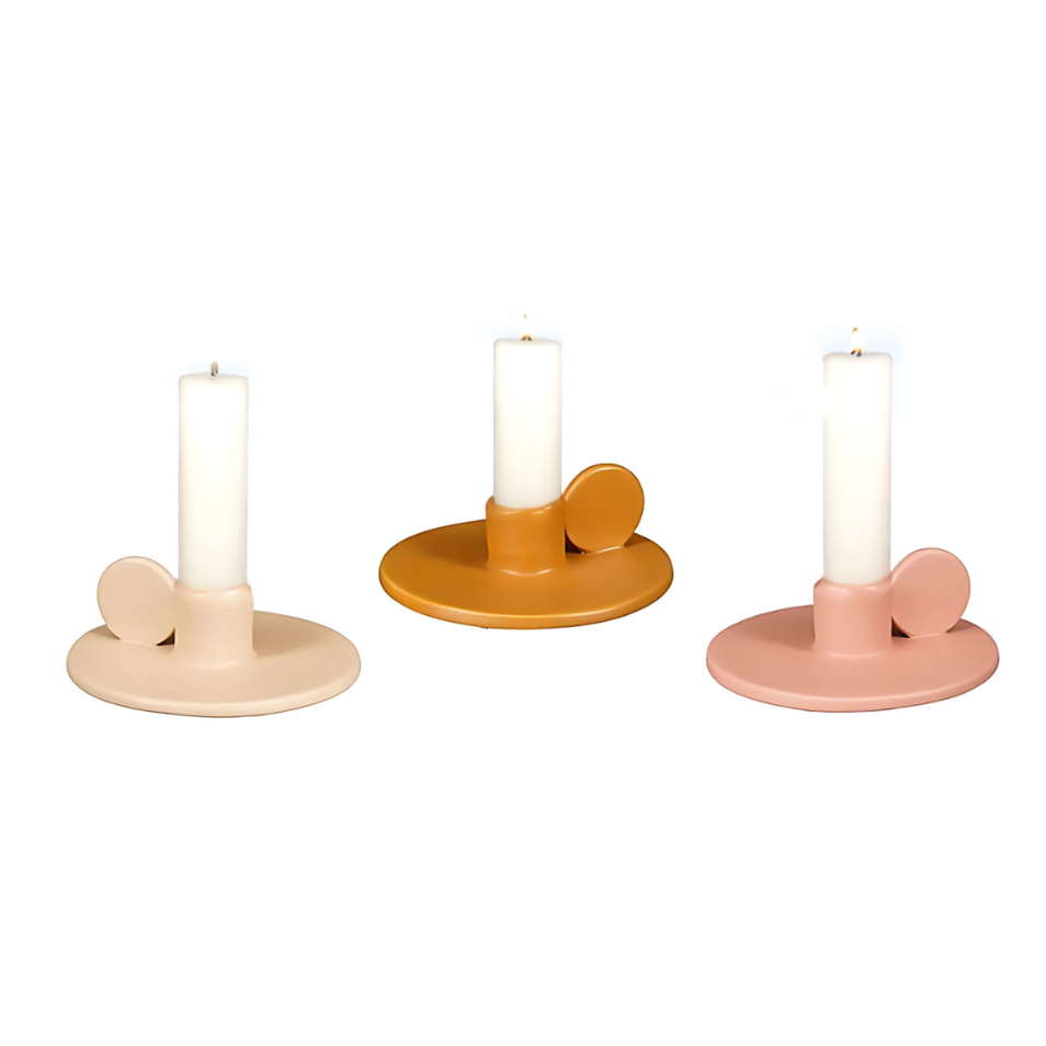 Sig Ceramic Candle Holder by Mica