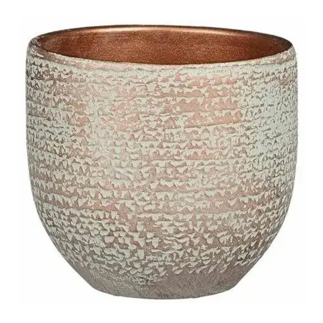 Large Carrie Pot Copper Metallic by Mica