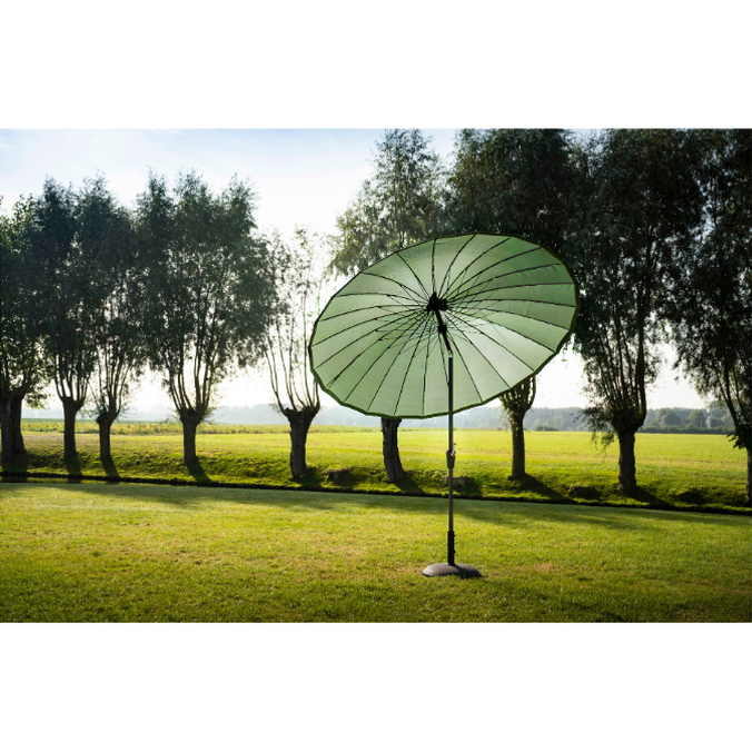 Parasol Verona Black/Light Green 2,5×2,5m