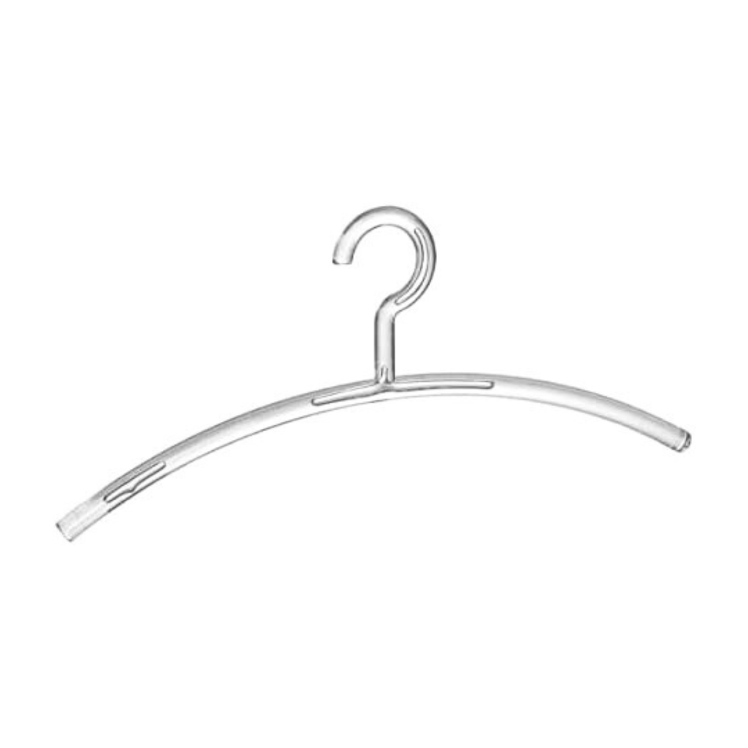 Clear Plastic Clothes Hanger by Wenko 46 x 45 cm