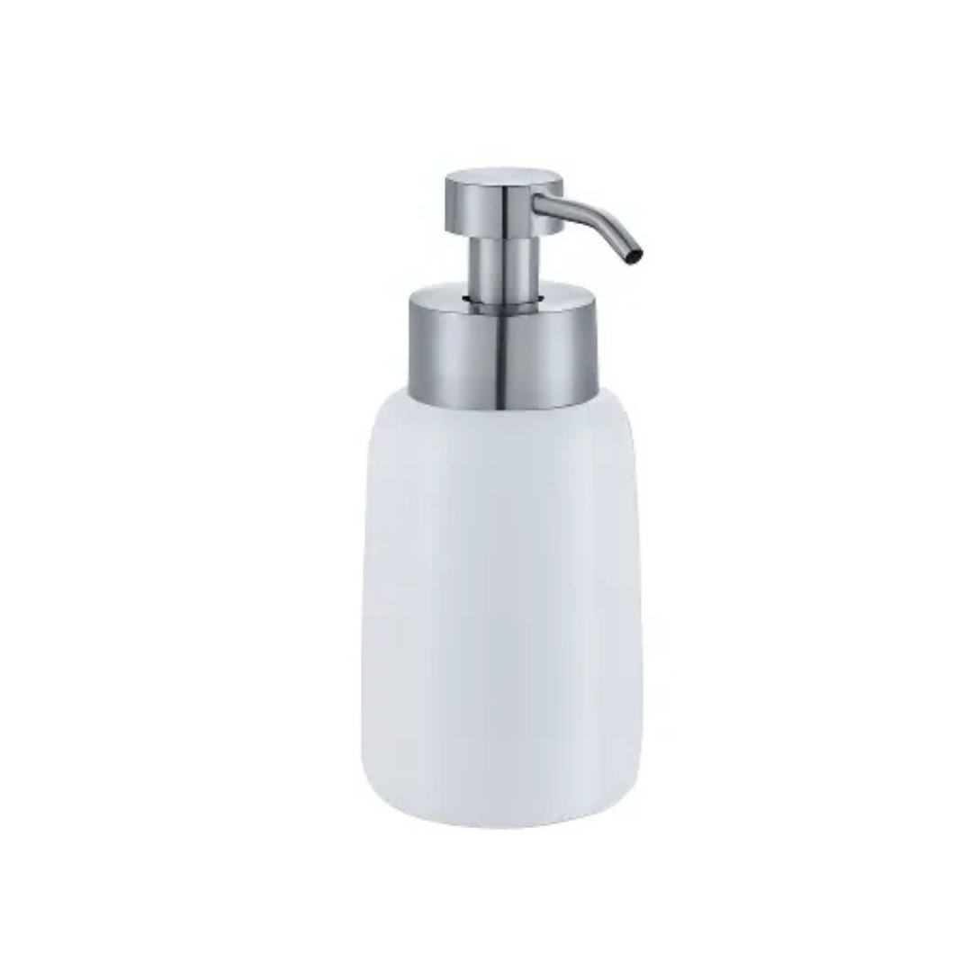 Soap dispenser Ceramic White Mousse Tube by Diaqua