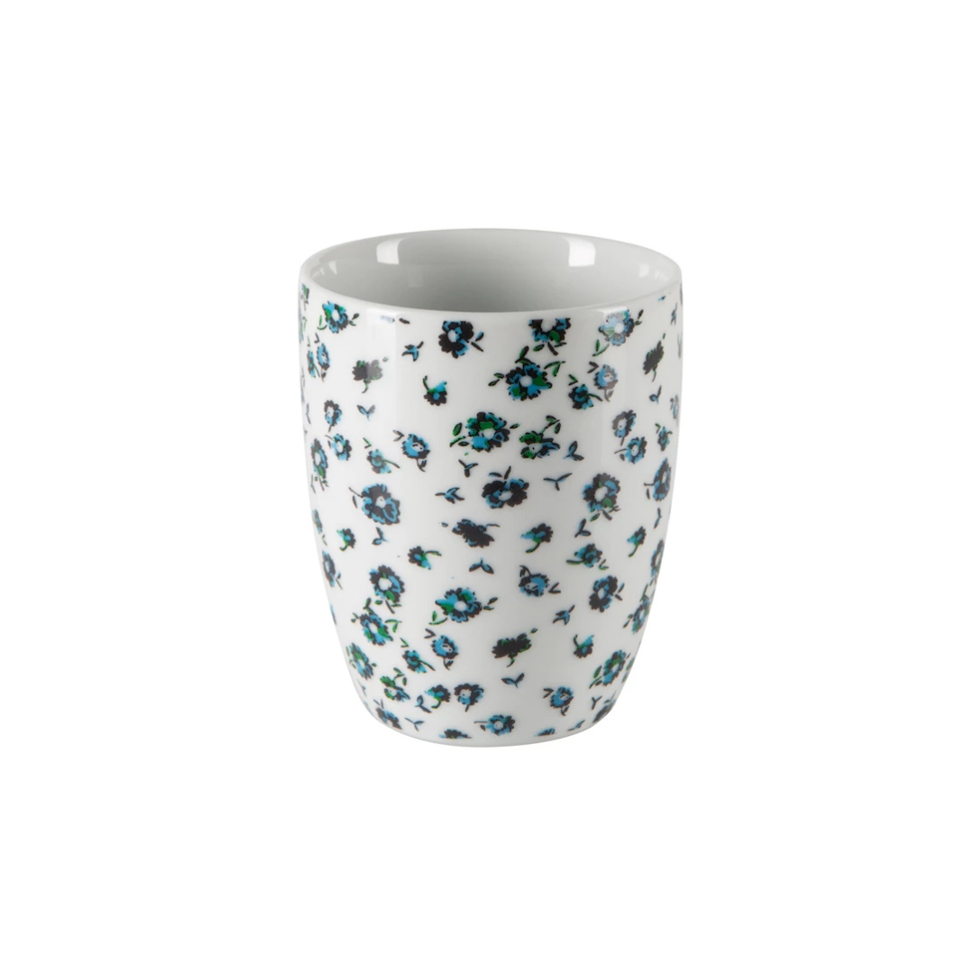 Porcelain Eve White with Blue Flowers by Spirella