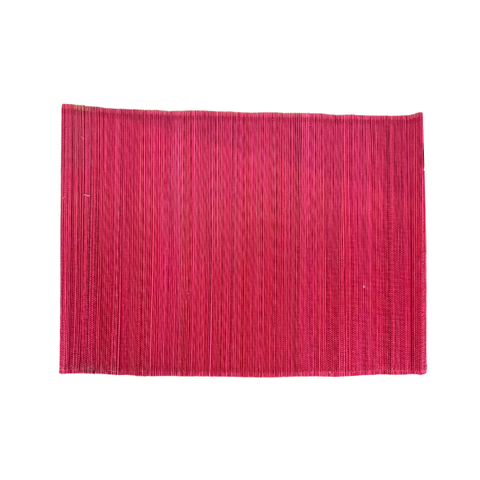 Bamboo Red Table Placement - 33x45cm