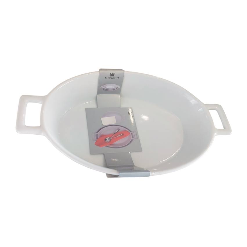 Gratin dish white by Stronghold