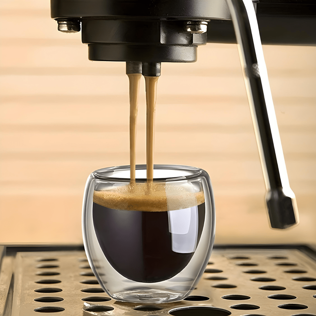 Mini Double Wall Glass Cup 150ML – Premium Heat-Resistant Espresso Glass