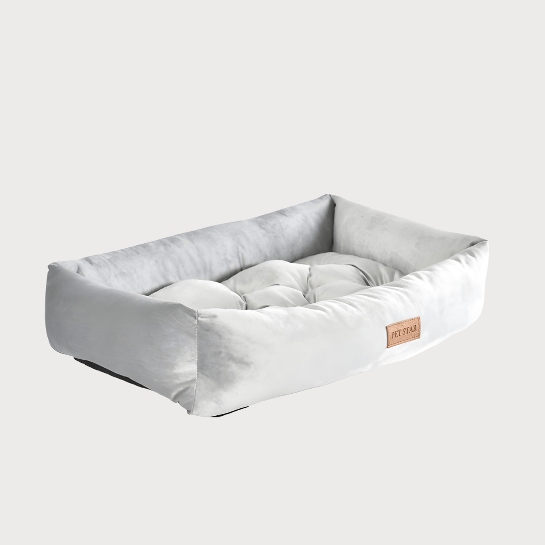 Velvet Soft Dog & Cat Bed 75×50×10cm – Removable Pillow