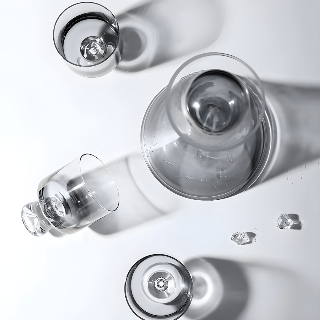 Handmade 1500ml Crystal Decanter & Gradient Glass Set