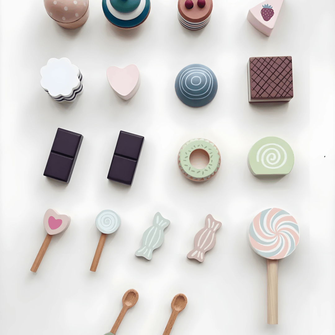 Montessori High quality Wooden Cake Pop Shop