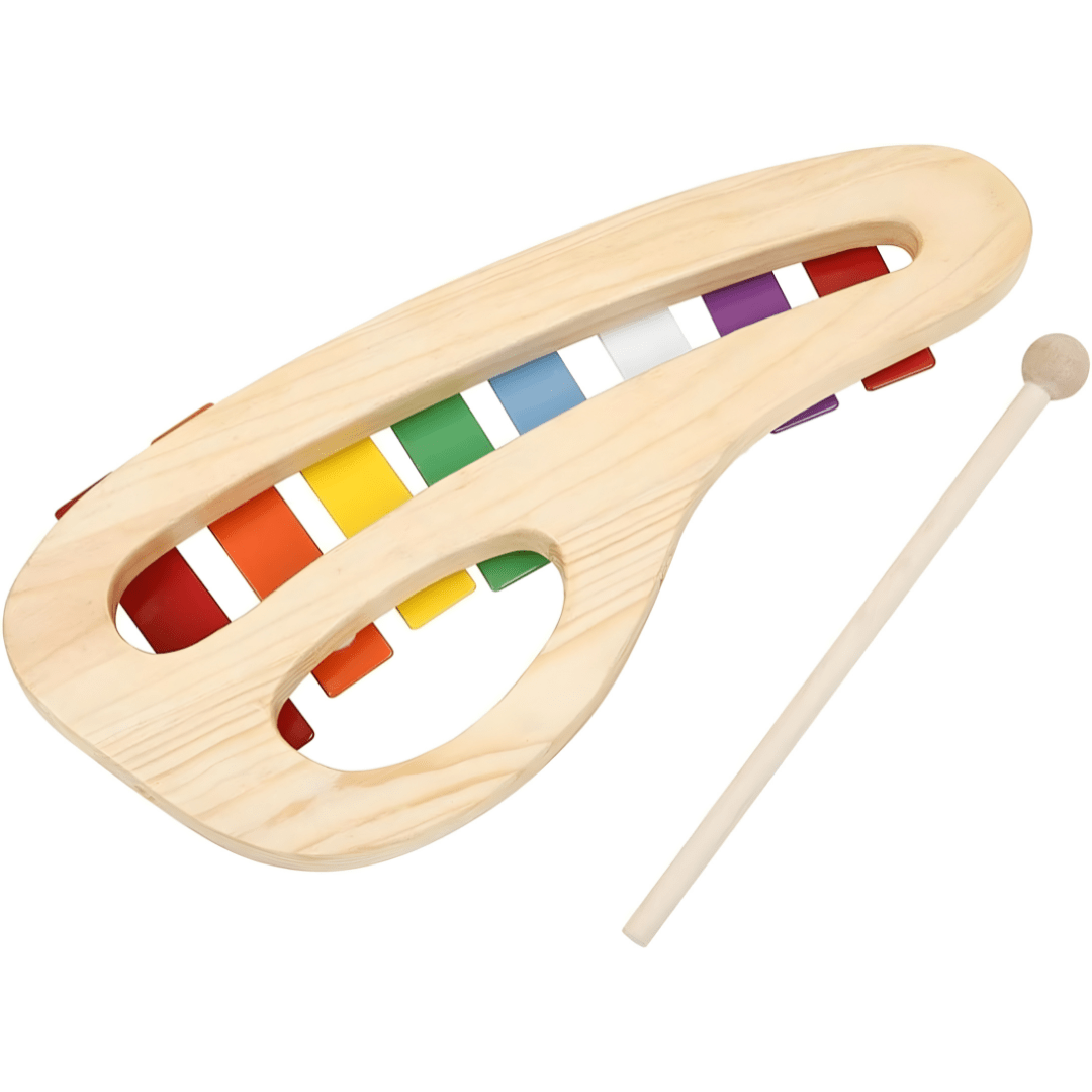 Wooden Eight-Tone Xylophone with Mallets