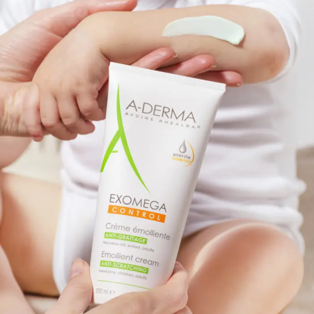 A-Derma Exomega Control Emollient Cream For Eczema Prone Skin 200ml