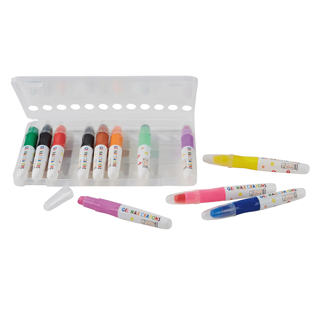 United Office Gel Crayons Or Gel Neon colors Set Of 12