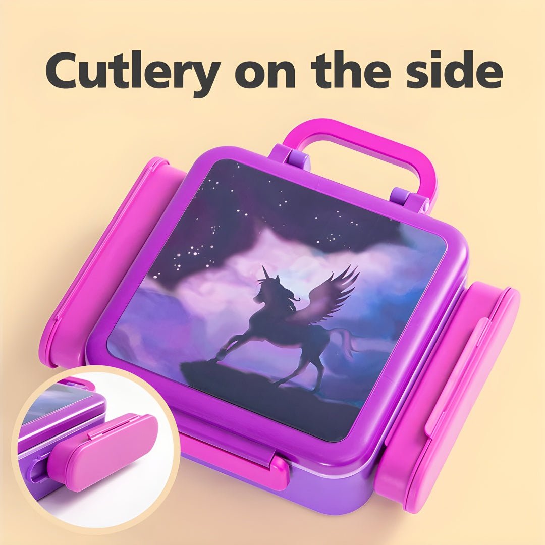Kids Bento Lunch Box – Leak-Proof, BPA-Free, with Thermos