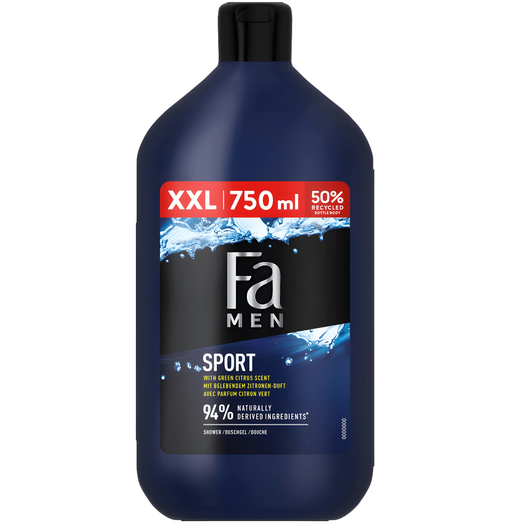 Fa Men Sport Shower Gel – 750ml – Citrus Fresh – EU Made