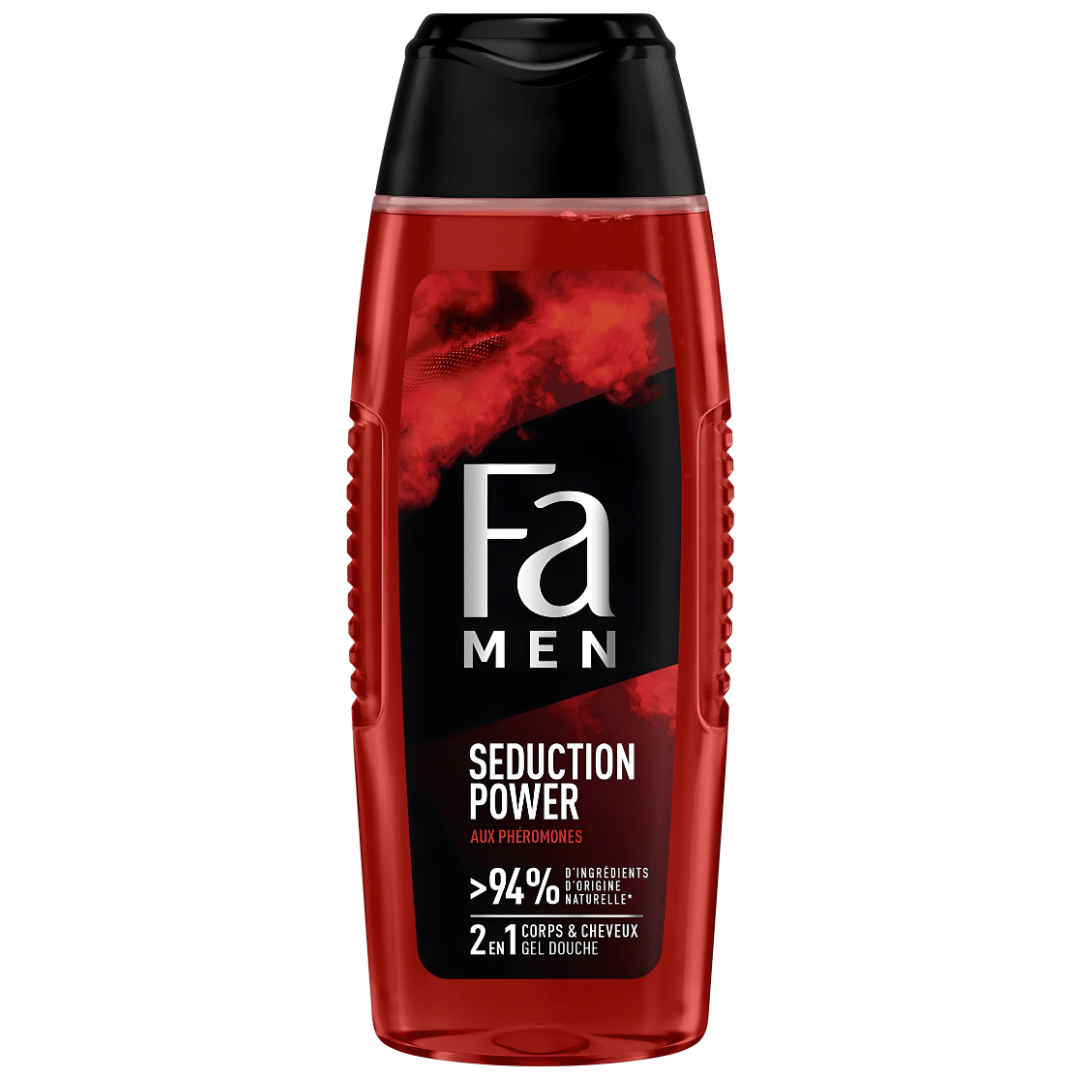Fa Men Seduction Power 2-in-1 Shower Gel 250ml – EU Made | For Body & Hair
