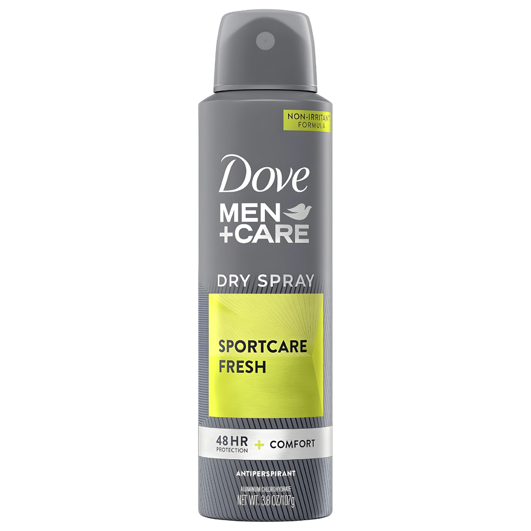 Dove Men+Care SportCare Dry Spray 150ml – UK Made | 48H Protection
