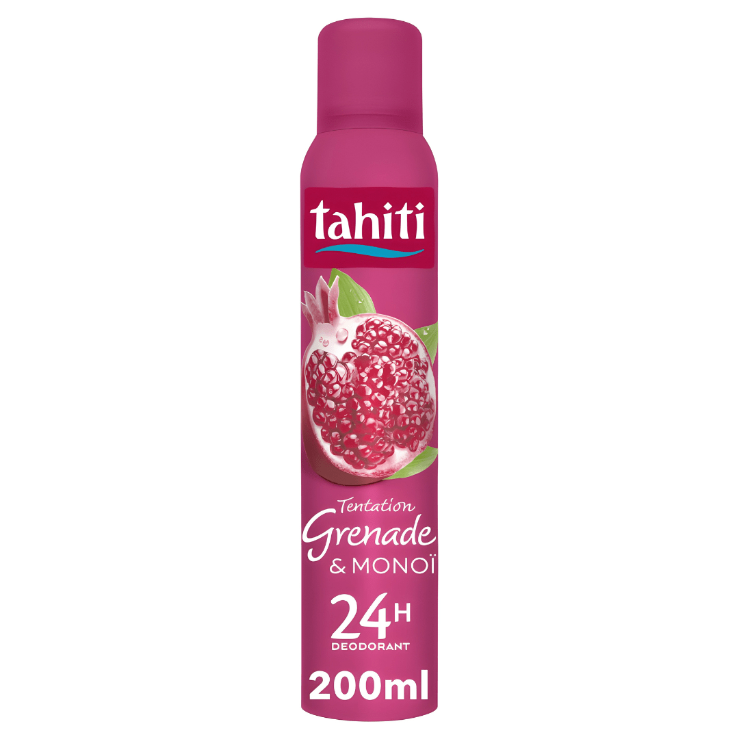 Tahiti Deodorant Spray 200ml – EU Made | Pomegranate & Monoï