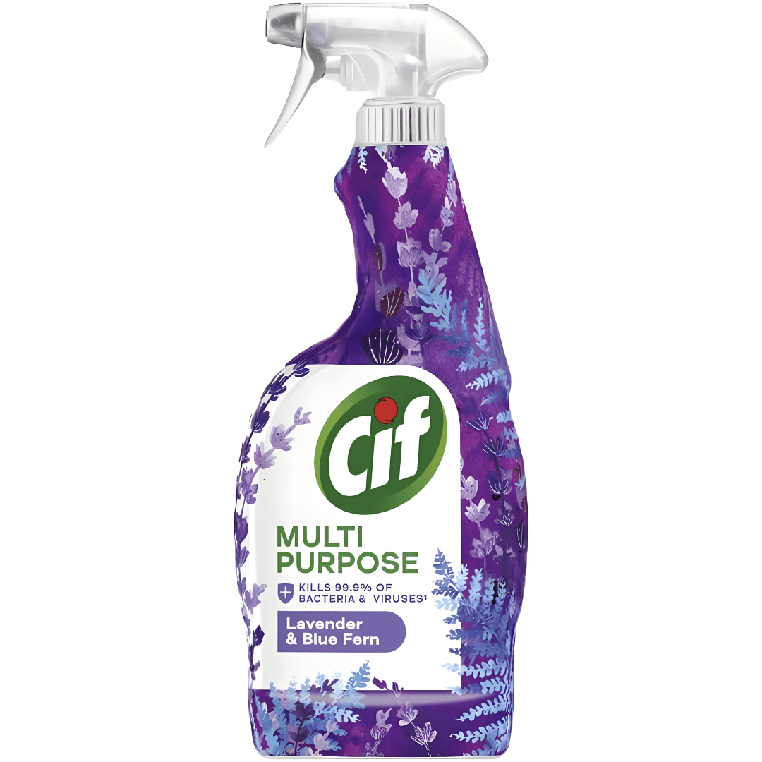Cif Multipurpose Cleaning Spray – UK Made Apple Forest Or Lavender Blue Fern
