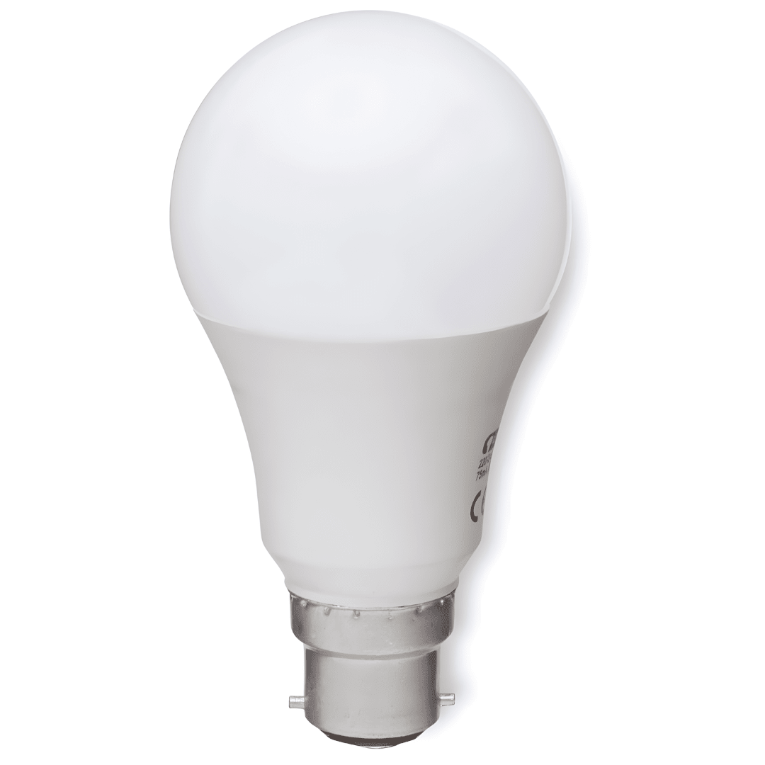 LIGHTWAY LED Bulb B22d Bayonet Cap 13W (75W) 1055LM – Warm White, Dimmable
