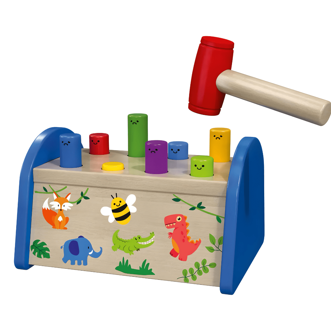 Playtive Wooden Hammering Bench