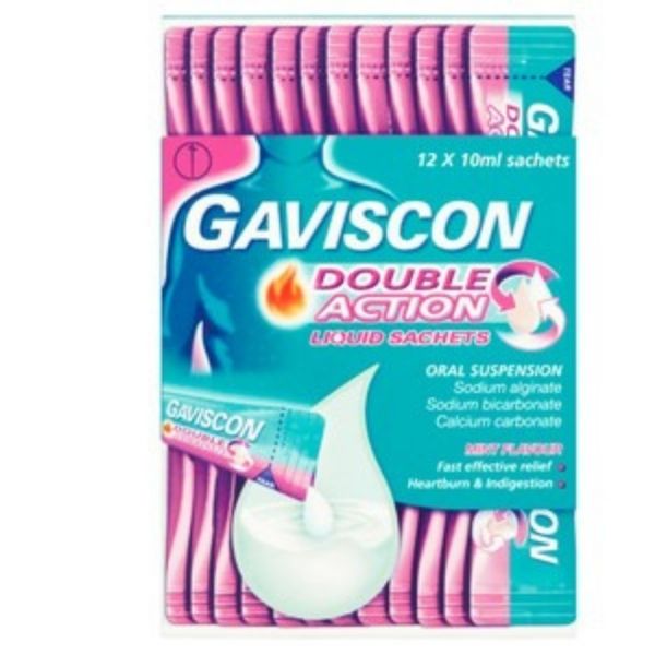 Gaviscon - Double Action Liquid Sachets 10ml 12x - Medaid International