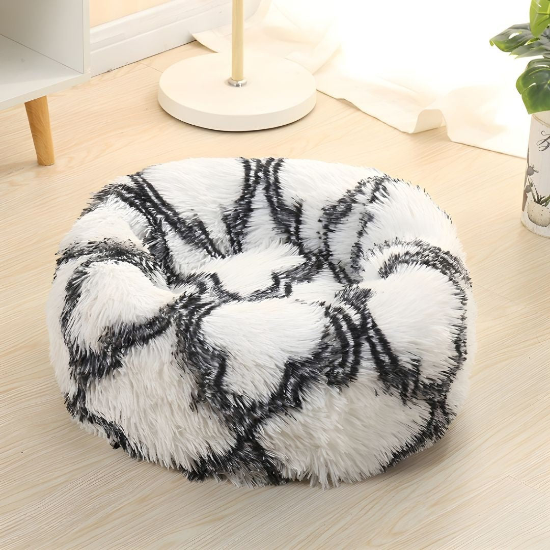 Round Anti-Slip Pet Bed – Soft & Breathable (70 cm)