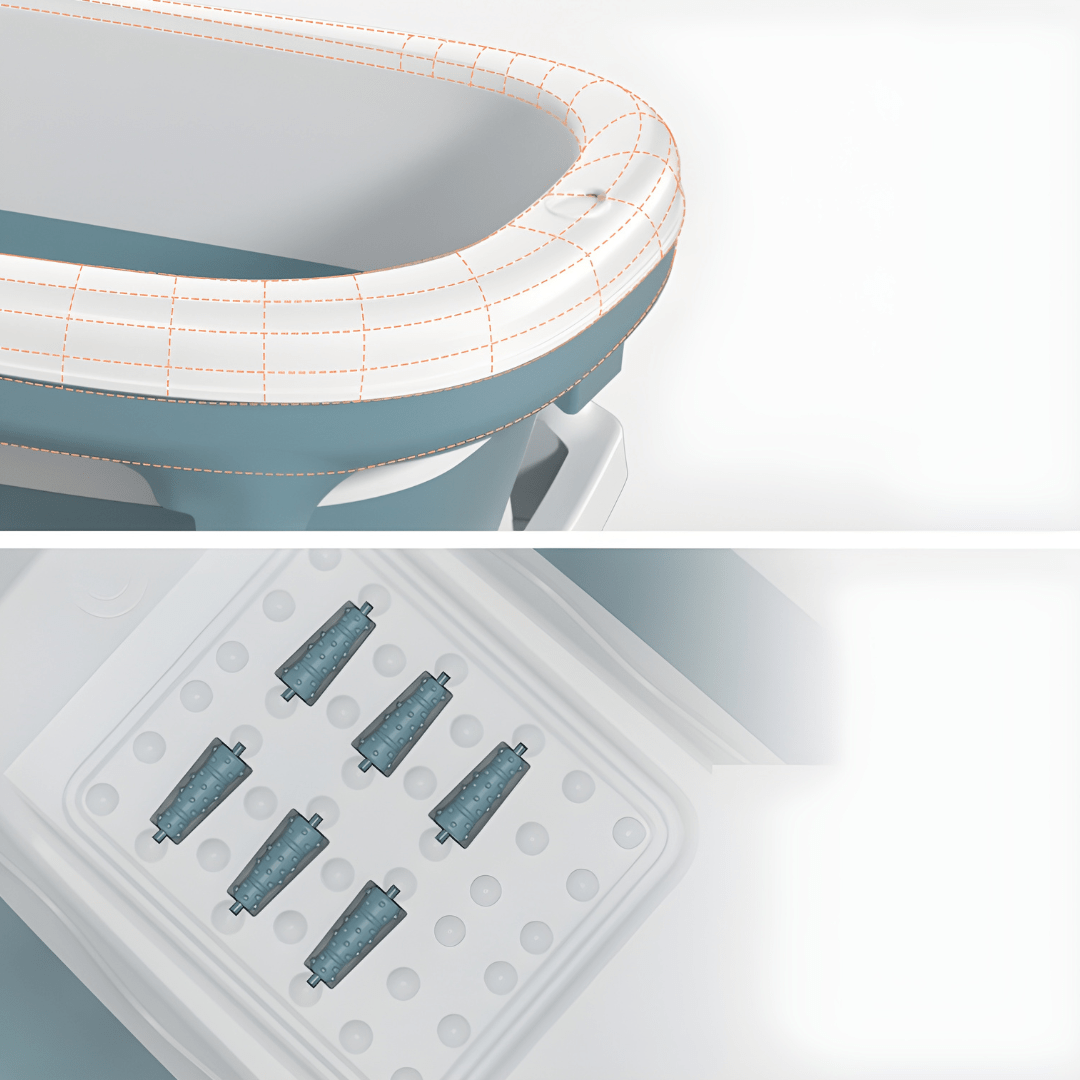 Eco-Friendly Spa Bath Tub With Lid For Adults And Kids