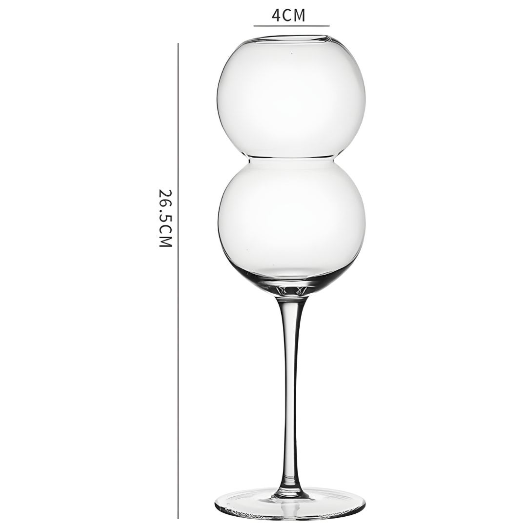 470ml Bubble Ball Cocktail Glass – Tall & Elegant Design