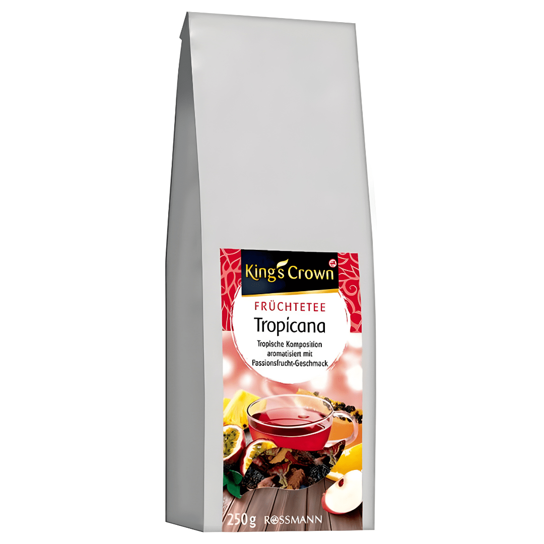 King’s Crown Tropicana Fruit Tea – Tropical Passion Fruit Blend by Rossmann (250g)