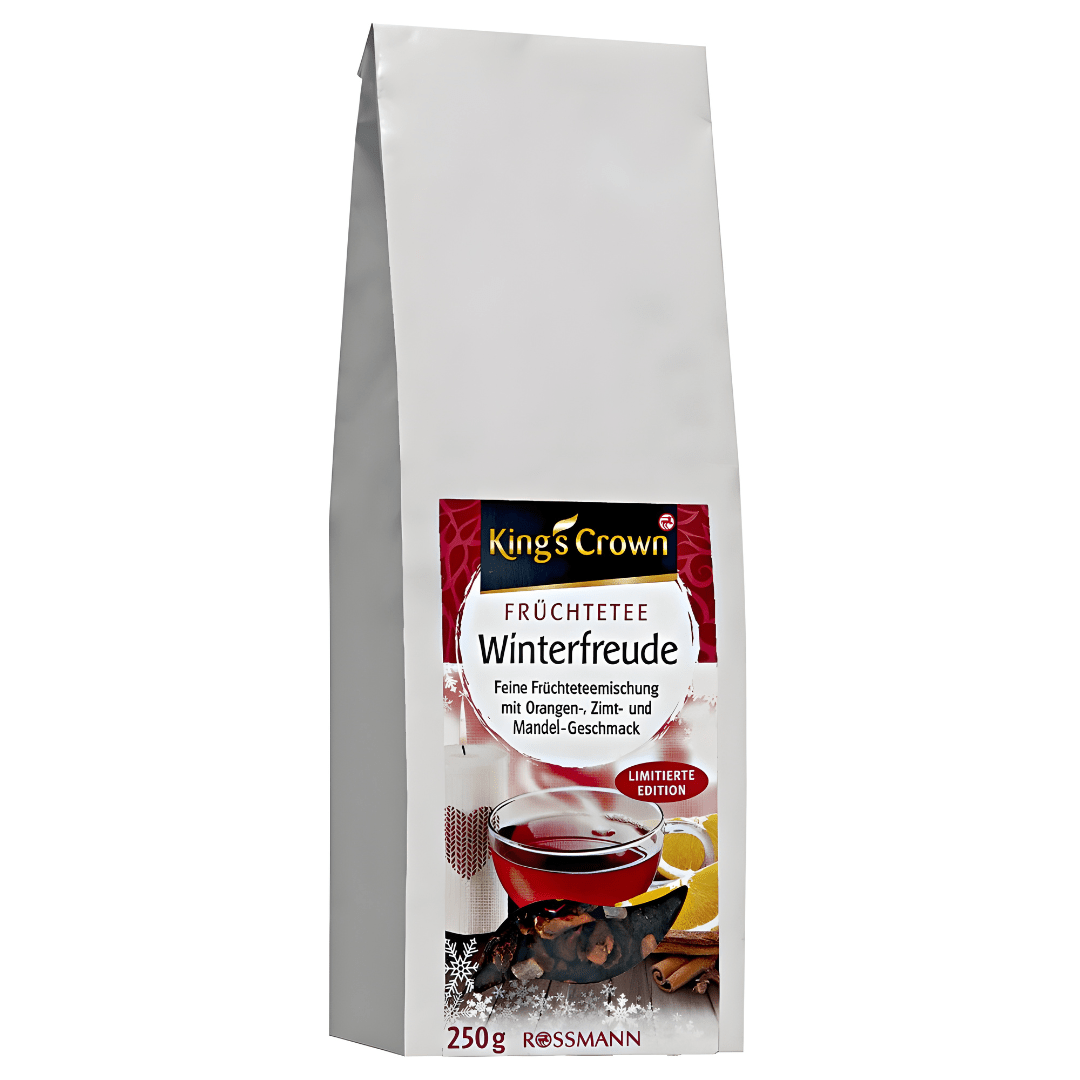 King’s Crown Winter Joy Fruit Tea – Limited Edition German Blend by Rossmann (250g)