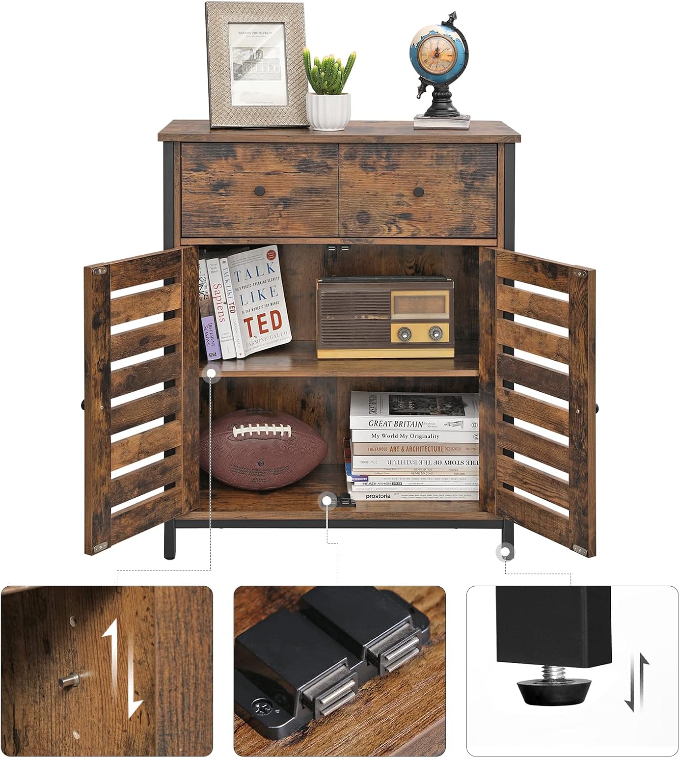 VASAGLE Floor Cabinet