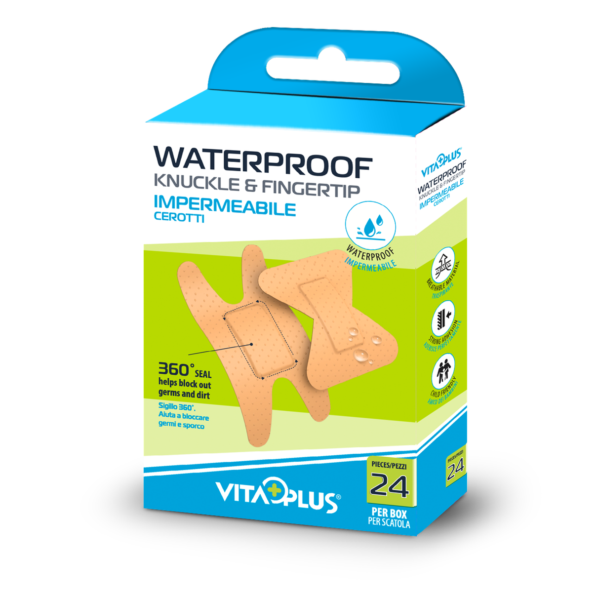 Medinox Vp61532 Knuckle & Finger Plaster 24'S - Medaid International