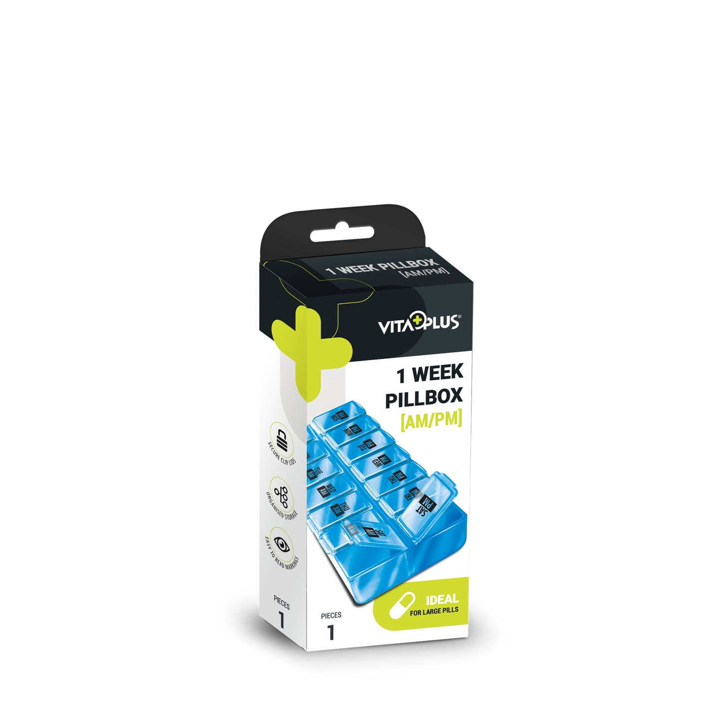 Medinox Vp64011 7 Day Pill Box (Am/Pm) - Medaid International
